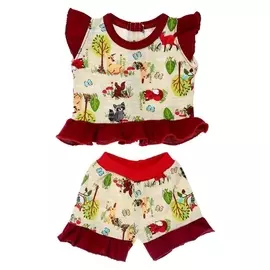 Одежда для кукол «Кофточка с шортиками»