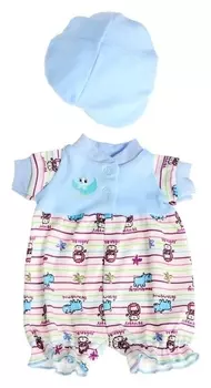 Одежда для кукол «Песочник с кепочкой»