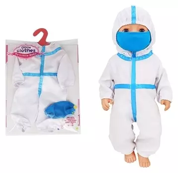 Одежда для пупса «Врач» комбенизон и маска