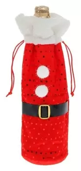 Одежда на бутылку "Дед мороз"