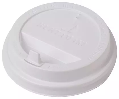 Одноразовая крышка д/стакана (диаметр d-90), 100 шт., ПС