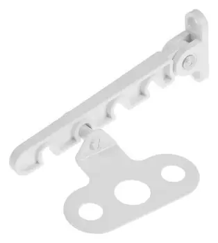 Ограничитель откр. Tundra 4-х поз.пвх, гребенка, белый