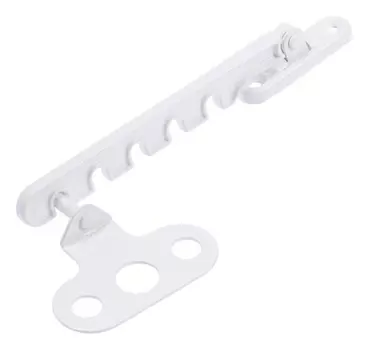 Ограничитель открывания металлический, белый