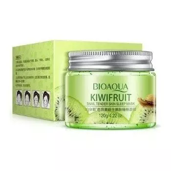 Омолаживающая ночная маска для лица с экстрактом киви и муцином улиток