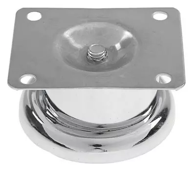 Опора мебельная 50*40 мм (В-140) 0,6 мм, хром /100/