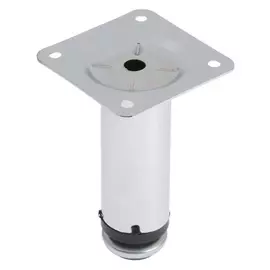 Опора мебельная регулируемая малая, 100 мм, хром