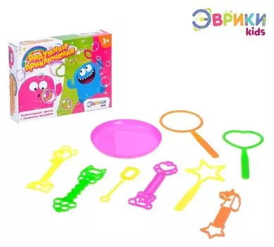 Опыты с мыльными пузырями «Радужные приключения», 13 х 9,5 см