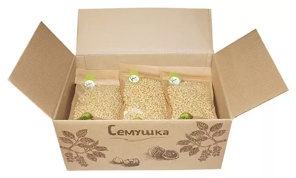 Орехи кедровые, 250г