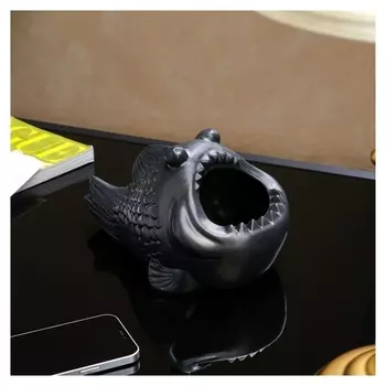 Органайзер "Чудо рыба", матовый, чёрный, 24*16*13 см