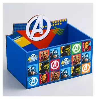 Органайзер для канцелярии Супергерои 150 х 100 х 80 мм