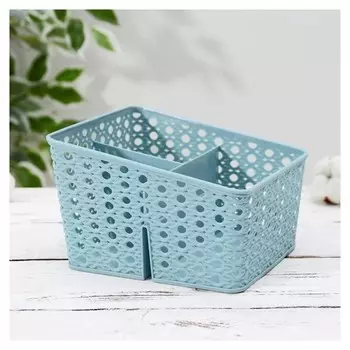 Органайзер для мелочей «Петельки», 3 отделения, 15,5×13,5×10 см