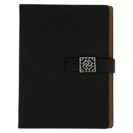 Органайзер, формат А5, с хлястиком, 92 листа, линия, обложка кожзам NEW