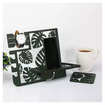 Органайзер настольный "Зеленый лист"