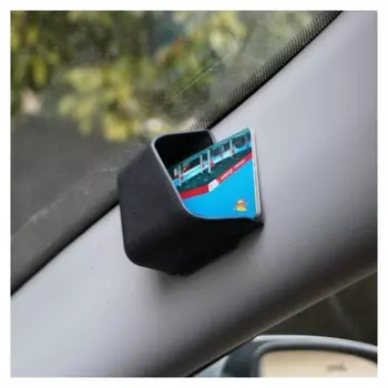 Органайзер-подстаканник на передние стойки авто, черный, набор 2 шт