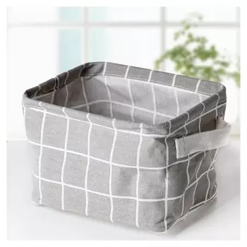 Органайзер с ручками «Клеточка», цвет серый