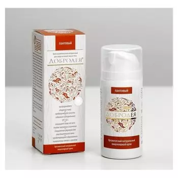 Органический натуральный крем Добродея пантовый в мицеллярной форме