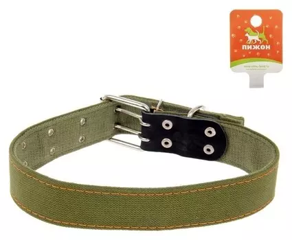 Ошейник брезентовый двухслойный, 82,5 х 4,5 см