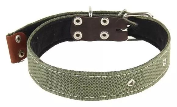 Ошейник брезентовый на фетре, 71 х 3,5 см
