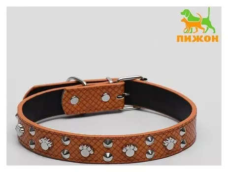 Ошейник рифленый "Путешественник", 52,5 х 2,5 см