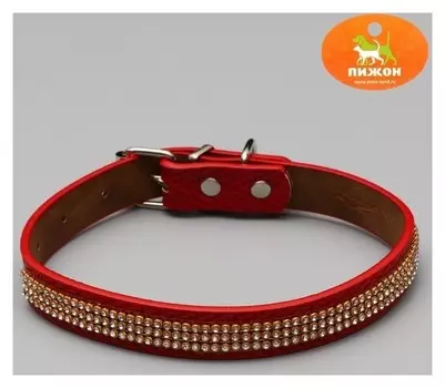 Ошейник со стразами в 5 рядов, 47 х 2 см
