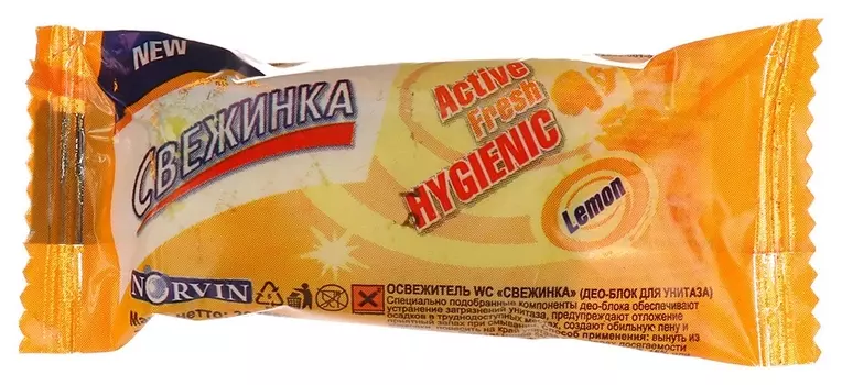 Освежитель для туалета запасной блок Лимон