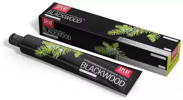 Отбеливающая зубная паста "Черное дерево"