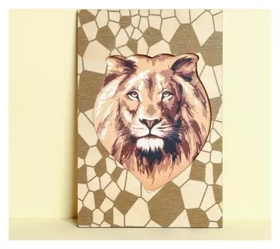 Открытка с деревянным элементом "Будь первым!"