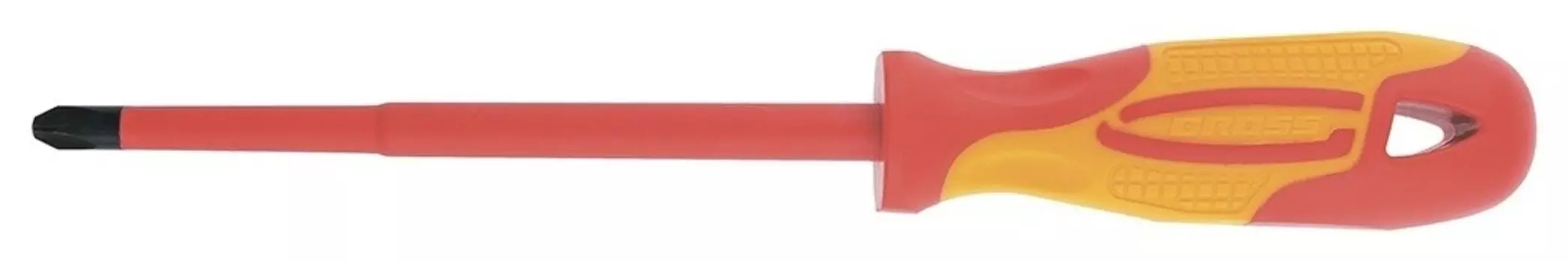 Отвертка диэлектрическая SL4 х 100 мм, Crmo, до 1000 В, двухкомпонентная рукоятка