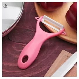 Овощечистка керамическая малая доляна «Солнечная», 13 см