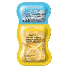 Оздоравливающий комплекс для лица: гель пилинг + маска