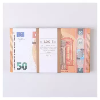 Пачка купюр "50 евро"