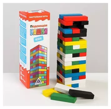 Падающая башня Kids, 54 бруска