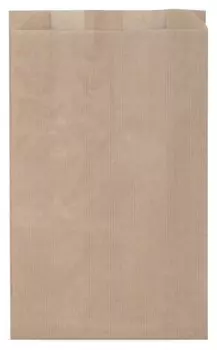 Пакет бумажный 300x170x60 мм, крафт, коричнеый, 1000 шт/уп