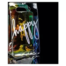 Пакет из голографического пластика Happy, 13 × 23 × 6 см
