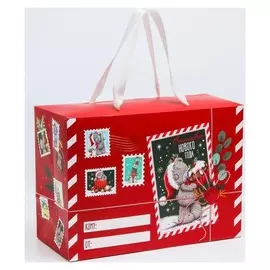 Пакет-коробка подарочная "Новогодняя почта деда мороза", Me To You