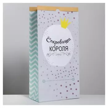 Пакет крафтовый «Сокровища короля», 64 х 32 х 16 см