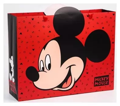 Пакет ламинат горизонтальный "Mickey Mouse", микки маус, 31х40х11 см