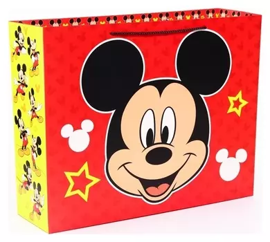 Пакет ламинат горизонтальный, микки маус, 50 х 40 х 15