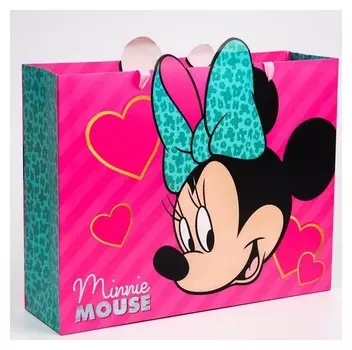 Пакет ламинат горизонтальный "Minnie Mouse", минни маус, 31х40х11 см