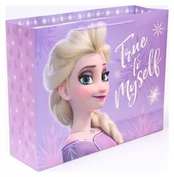 Пакет ламинат горизонтальный "True To Myself", холодное сердце, 50 х 40 х 15