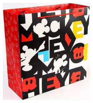 Пакет ламинат "Mickey", микки маус, 30 х 30 х 12