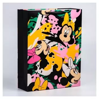 Пакет ламинат вертикальный, 31х40х11 см, минни маус