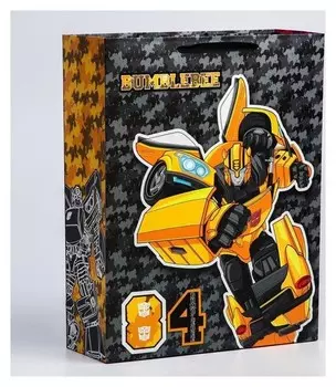 Пакет ламинат вертикальный "84", 31х40х11 см, Transformers