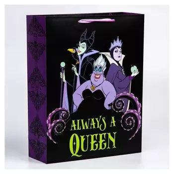 Пакет ламинат вертикальный "Always A Queen", 31х40х11 см, Disney