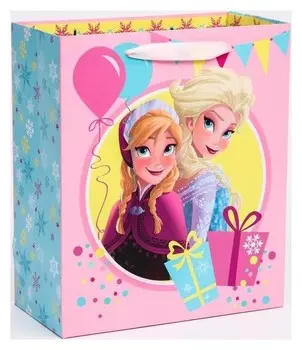 Пакет ламинат вертикальный "Холодное сердце", холодное сердце, 23х27х11,5 см