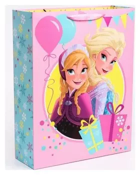 Пакет ламинат вертикальный "Холодное сердце", холодное сердце, 31х40х11 см