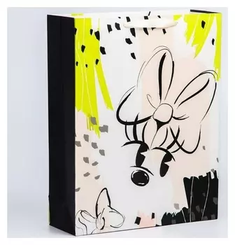 Пакет ламинат вертикальный "Minnie Mouse", 31х40х11 см, минни маус