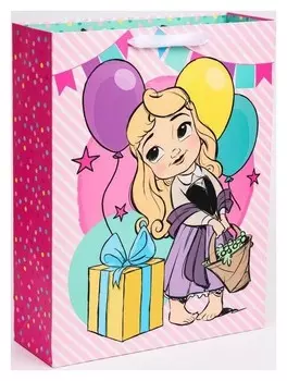 Пакет ламинат вертикальный "Принцессы", принцессы, 31х40х11 см