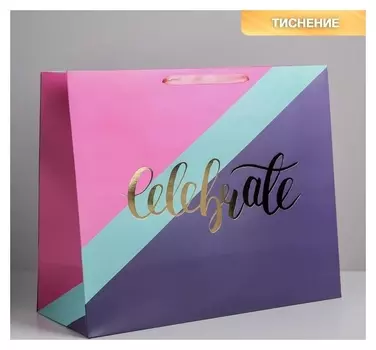 Пакет ламинированный Celebrate, XL 49 × 40 × 19 см