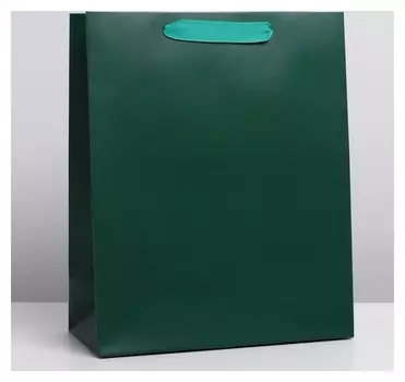 Пакет ламинированный «Изумрудный», M 26 × 32 × 12 см